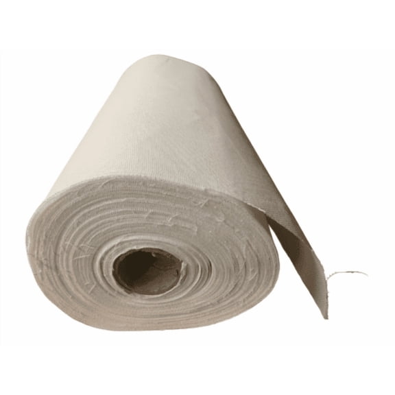 Burlap Fabrics Buckram Roll - 25 Inch Wide x 50 Yard Roll 100 Cotton Stiff Finish Made in USA