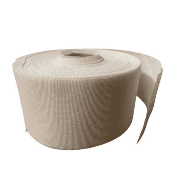 Burlap Fabrics Buckram Roll - 4 Inch Wide x 50 Yard Roll 100 Cotton Stiff Finish Made in USA