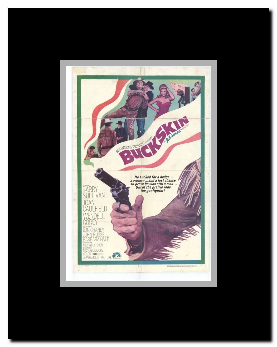 Buckskin Framed Movie Poster