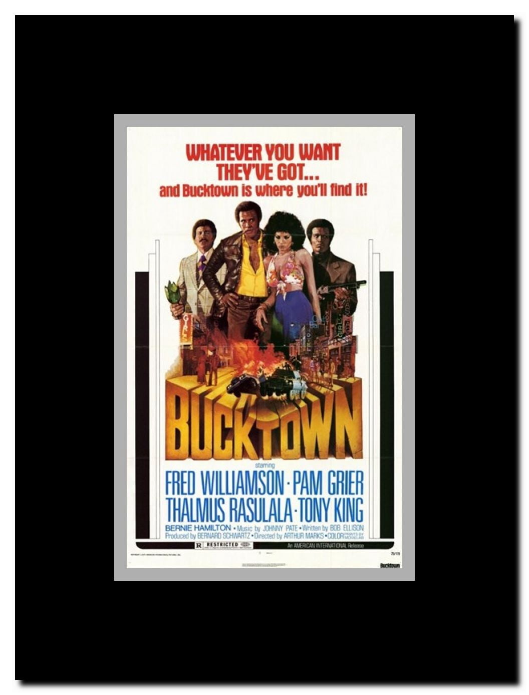 Bucktown Framed Movie Poster