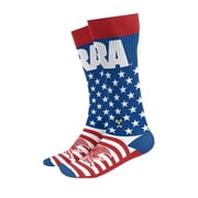 ملابس داخلية NRA-Stars and Stripes جوارب طويلة ، مقاس واحد يناسب أكثر