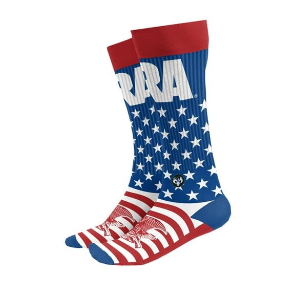 Buckwear NRA-Stars And Stripes Long Socks, One Size Fits Most