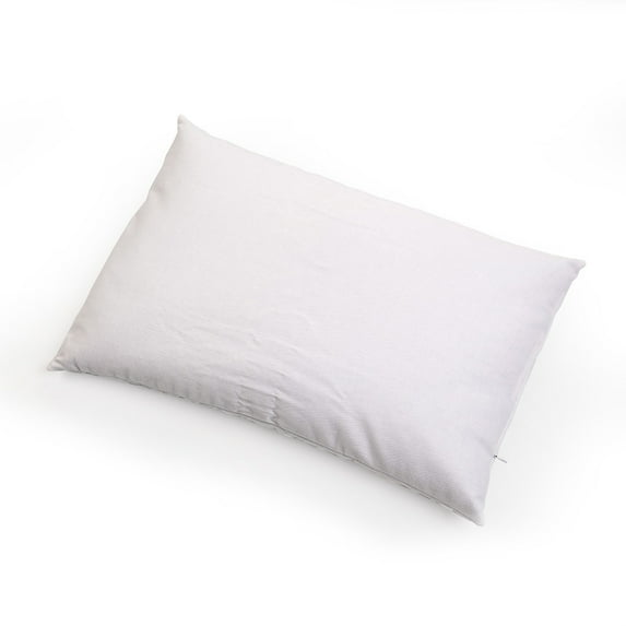 Buckwheat Bed Pillow - 19" x 26" White (No Pillow Case)