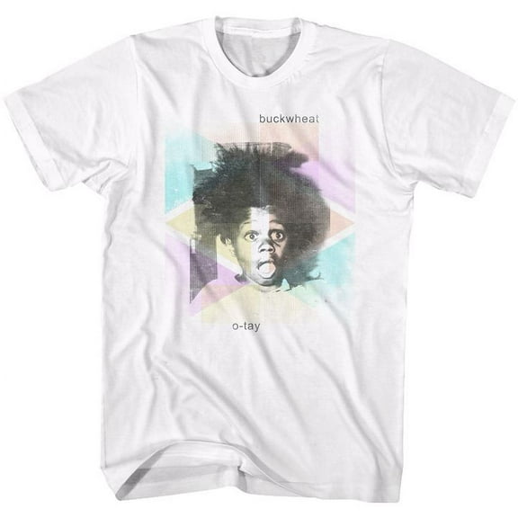 Buckwheat Abstract White Adult T-Shirt 5Xl