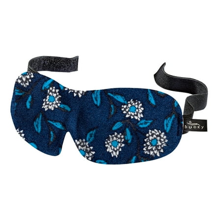 Bucky 40 Blinks Beauty Sleep Mask, 3.5"x9.5", 100% Polyester and Foam, Multiple Colors/Styles