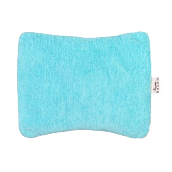 Contemporary Home Living 10" Solid Aqua Blue Rectangular All-Day and Night Bucky Hot and Cold