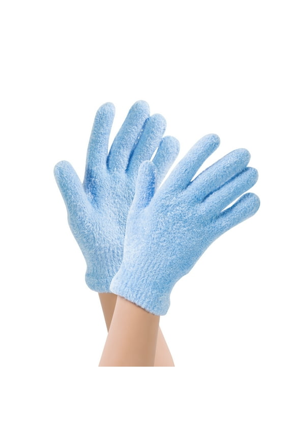 Blue Aloe-Infused Spa Gloves