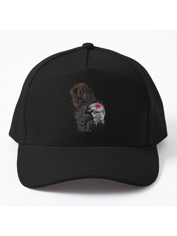 Bucky Falcon Winter Soldier Baseball Hat, Superhero Fan Character Theme Design, Classic Cap