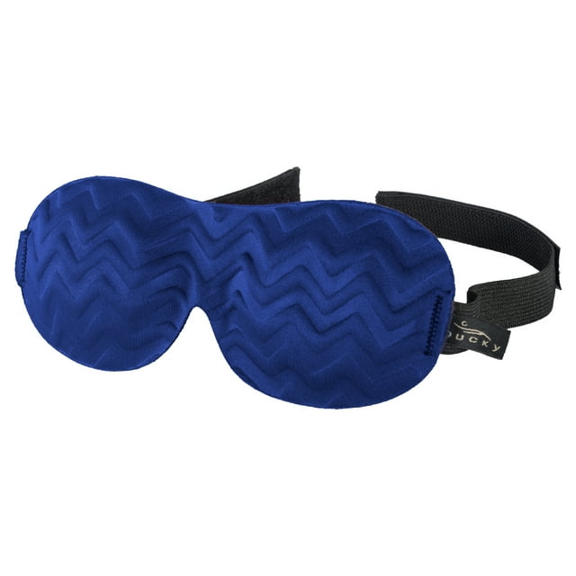Bucky Navy Chevron Sleep Eye Mask