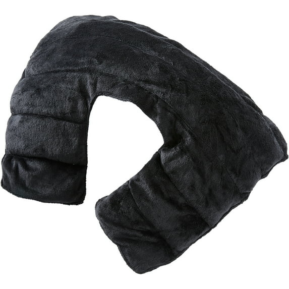 Bucky Neck Wrap, Hot/Cold Therapy, Clay Bead & Chamomile Aromatherapy Filling - Ebony