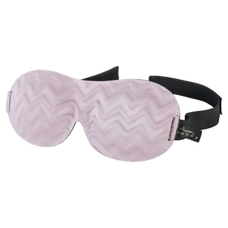 Bucky Peony Pink Chevron Sleep Eye Mask