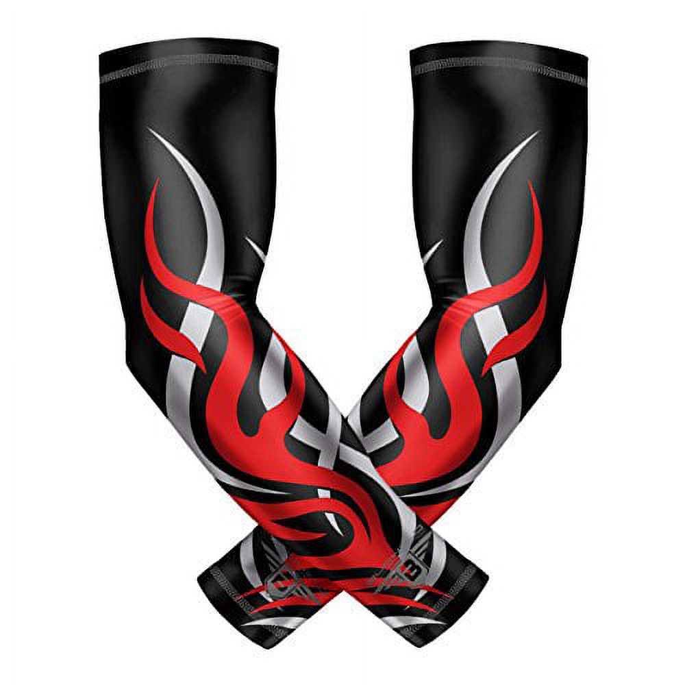 Bucwild Sports Compression Arm Sleeves 1 Pair 2 Sleeves Youth & Adult