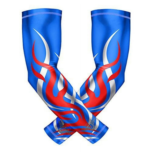 Bucwild Sports Compression Arm Sleeves Youth Adult Sizes 1 Pair 2 Sleeves