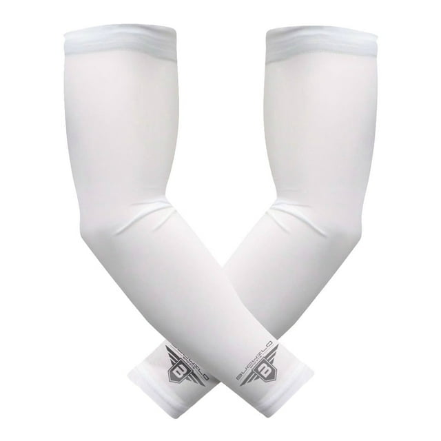 Bucwild Sports Compression Arm Sleeves Youth Adult Sizes 1 Pair 2 Sleeves