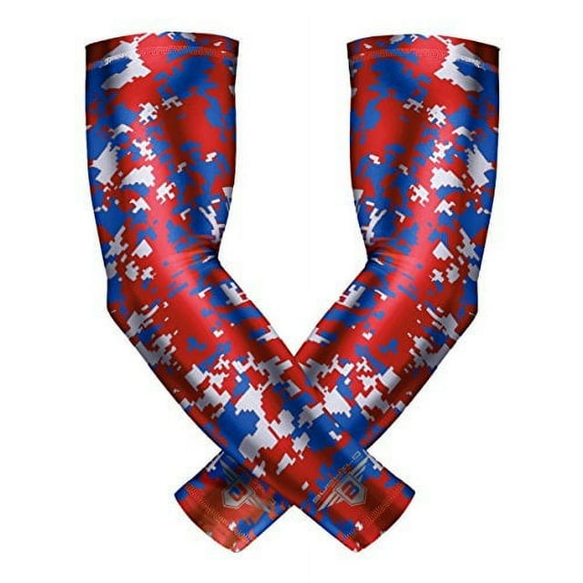 Bucwild Sports Compression Arm Sleeves Youth Adult Sizes 1 Pair 2 Sleeves