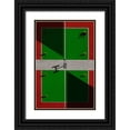 thumbnail image 1 of Buczkowski, Tomasz 11x14 Black Ornate Wood Framed with Double Matting Museum Art Print Titled - Sports Field, 1 of 4