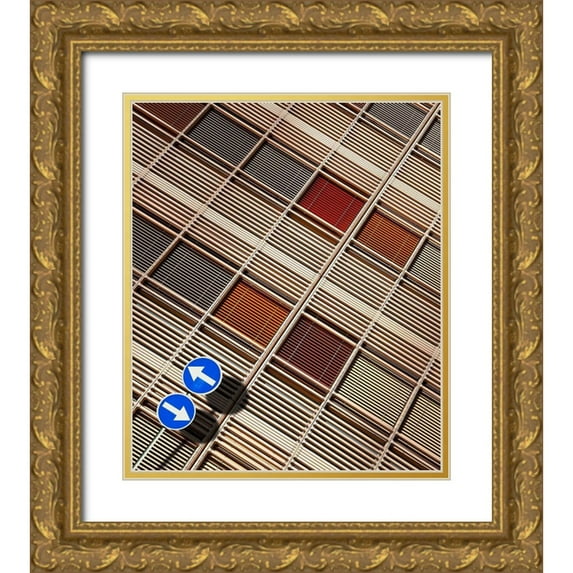 Buczkowski, Tomasz 12x14 Gold Ornate Wood Framed with Double Matting Museum Art Print Titled - Wooden Windows