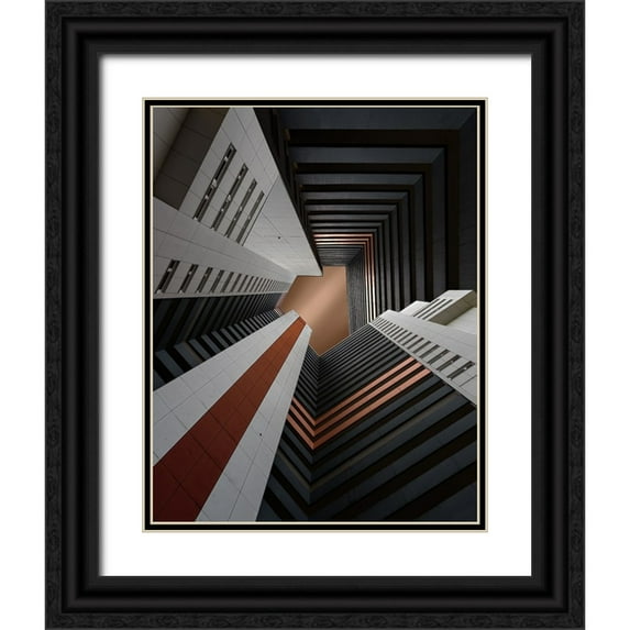 Buczkowski, Tomasz 26x32 Black Ornate Wood Framed with Double Matting Museum Art Print Titled - The Cave