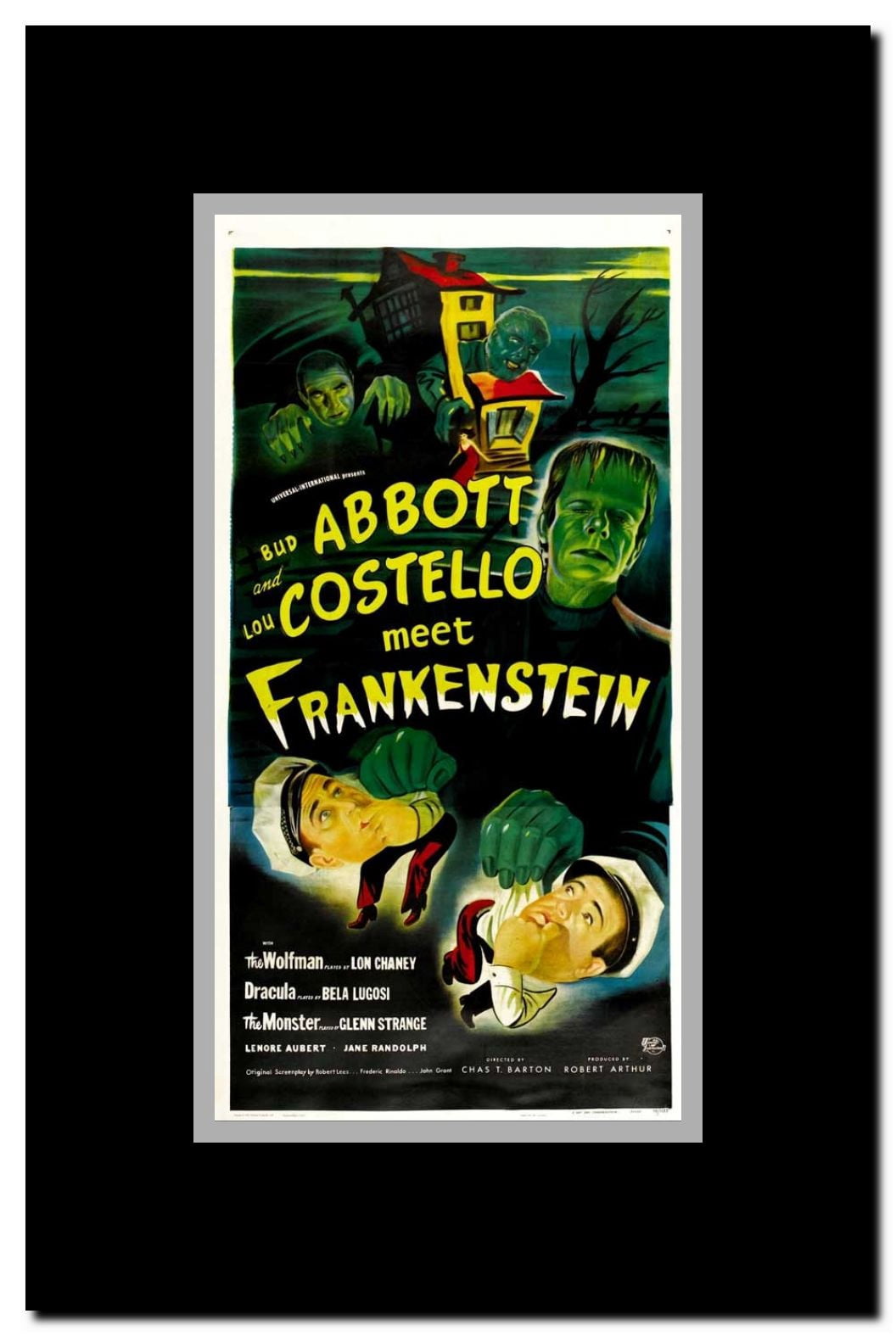 Bud Abbott and Lou Costello Meet Frankenstein Framed Movie Poster