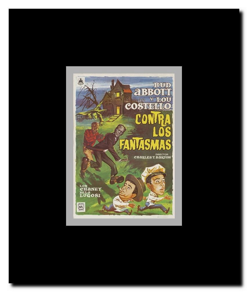 Bud Abbott and Lou Costello Meet Frankenstein c.1948 (Spanish) Framed Movie Poster