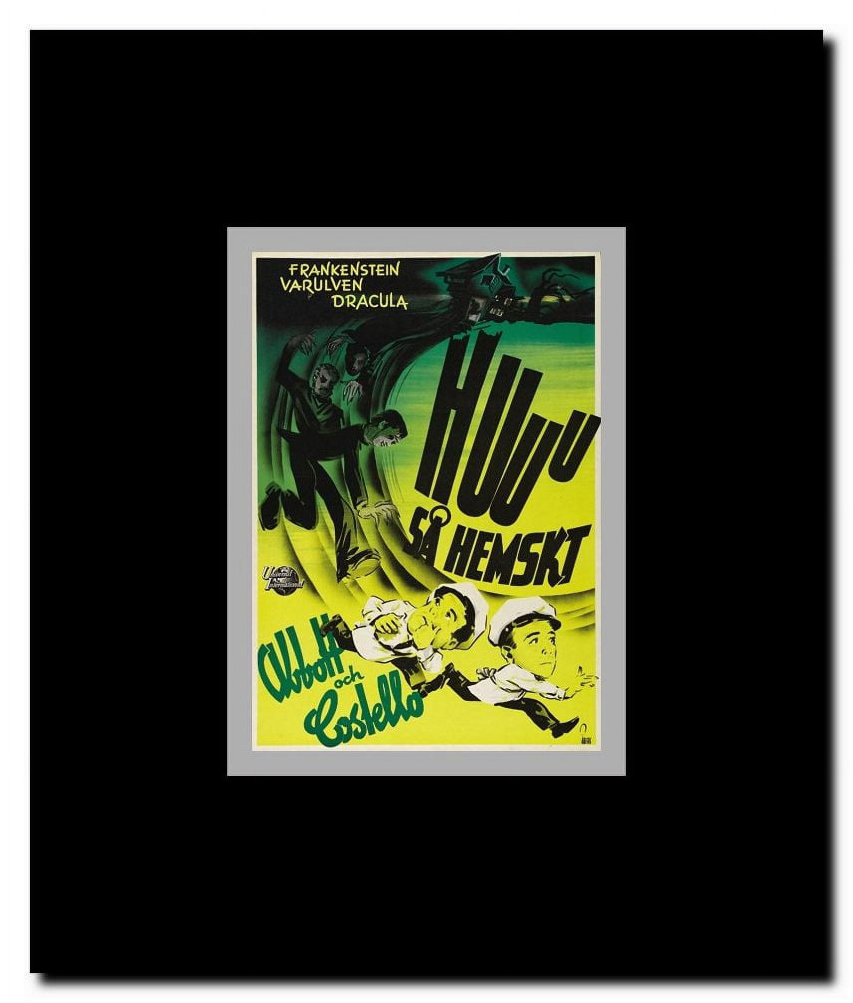 Bud Abbott and Lou Costello Meet Frankenstein c.1948 (foreign) Framed Movie Poster