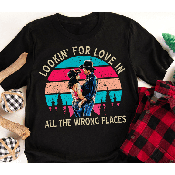 Bud And Sissy Looking For Love In All The Wrong Places Vintage T-Shirt, Movies Quote Unisex TShirt