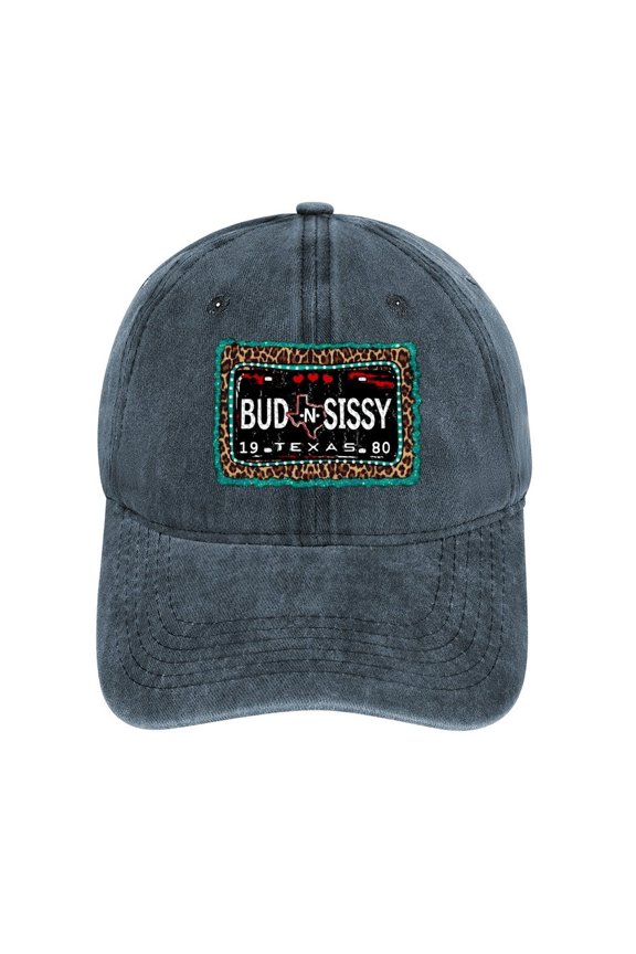 Bud And Sissy Navy Hat Adjustable Funny Fashion Unisex Baseball Cap for Men Women