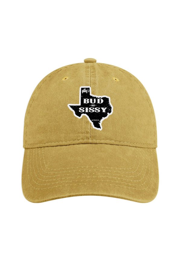 Bud And Sissy Sand Colour Hat Adjustable Funny Fashion Unisex Baseball Cap for Men Women