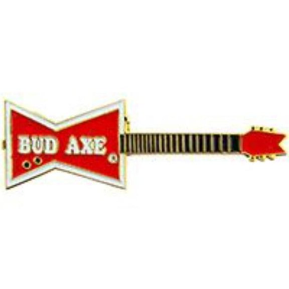 Eagle Emblems P64125 Pin - Guitar, Electric, Bud Axe - 1.5 in.