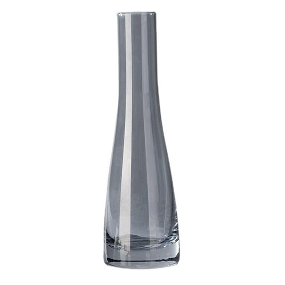 Bud Bottles Glass Bottle Flower Vase Modern Flowers Holder Narrow Glass Vases Flowers Glass Vase for Drawing Room Holidays Home Decoration Soot