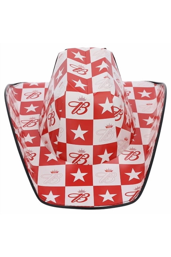 Bud Brew Stars Cardboard Cowboy Hat