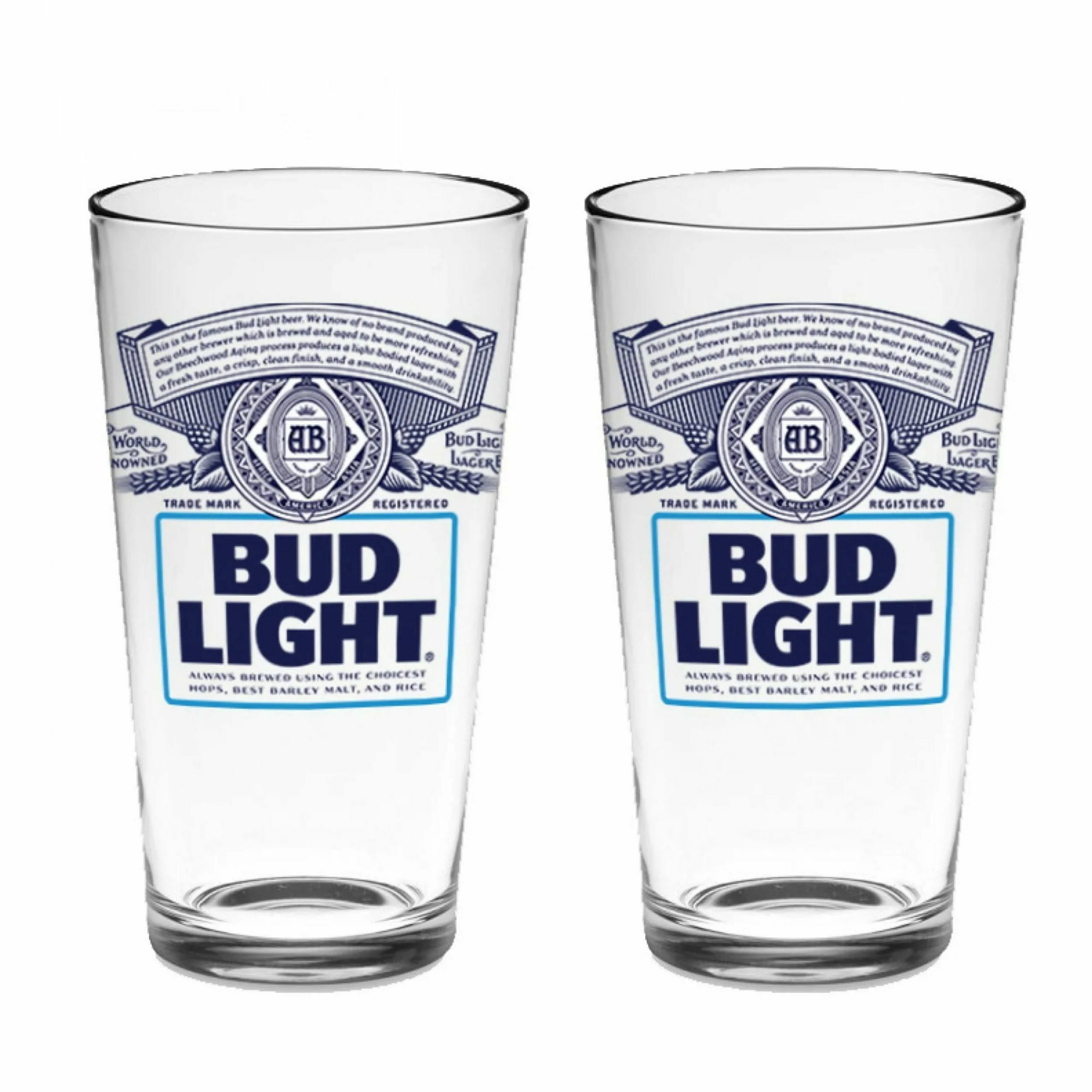 Bud Light 16oz. Capacity Glassware Pint Glass - Clear 436830