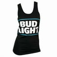 thumbnail image 1 of Bud Light 34584-XXL Womens Bud Light Beer Black Tank Top - 2XL, 1 of 1