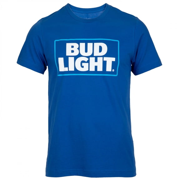 Bud Light 37345-Small Bud Light New Logo Mens Royal Blue T-Shirt - Small