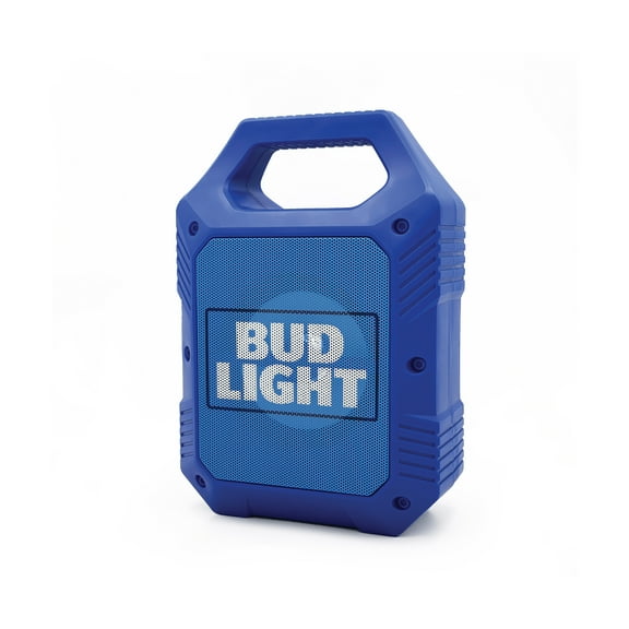 Bud Light Portable Bluetooth Wireless Speaker with Led Lighting 1200mah Rechargeable Battery Premium Bass & Clear Music Zero Distortion Connect with USB TF Card
