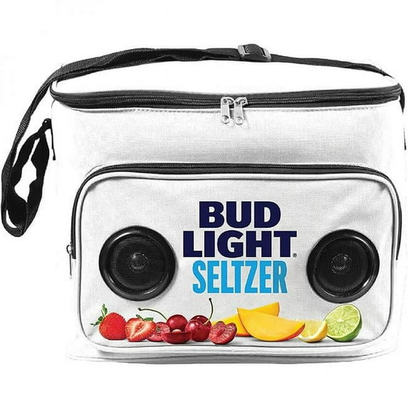 Bud Light 835120 Seltzer 24 Can Bluetooth Speaker Cooler Bag