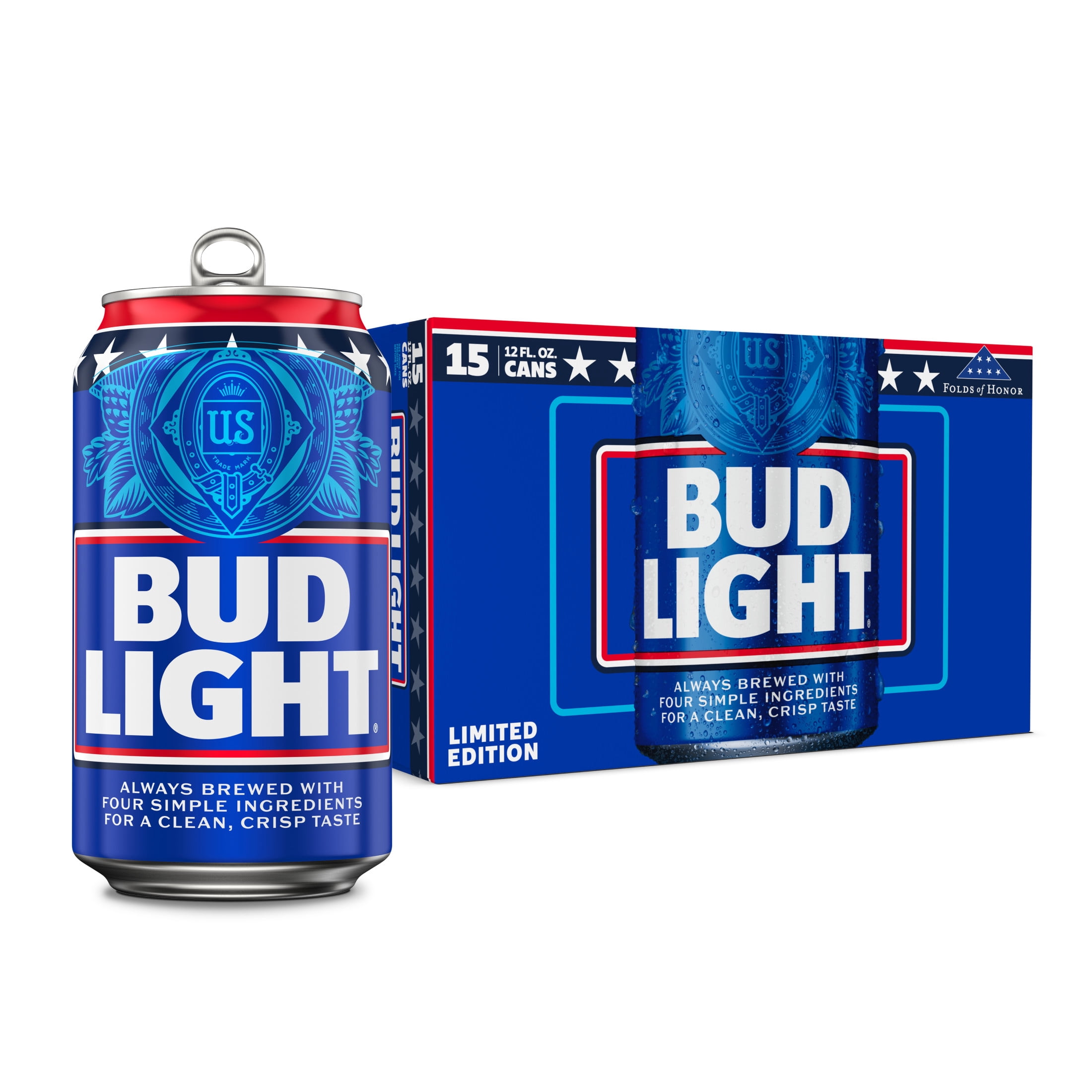 Bud Light（バドライト）30缶パック Bud Light, Light Lager Beer, 15 Pack 12 fl oz Aluminum Cans, 4.2