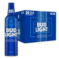 thumbnail image 1 of Bud Light American Light Lager Beer 20 Pack 16 fl oz Aluminum Bottles 4.2% ABV, 1 of 9
