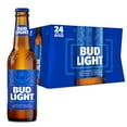 thumbnail image 1 of Bud Light Beer, 24 Pack Beer, 12 fl oz Glass Bottles, 4.2% ABV, American Lager, 1 of 9