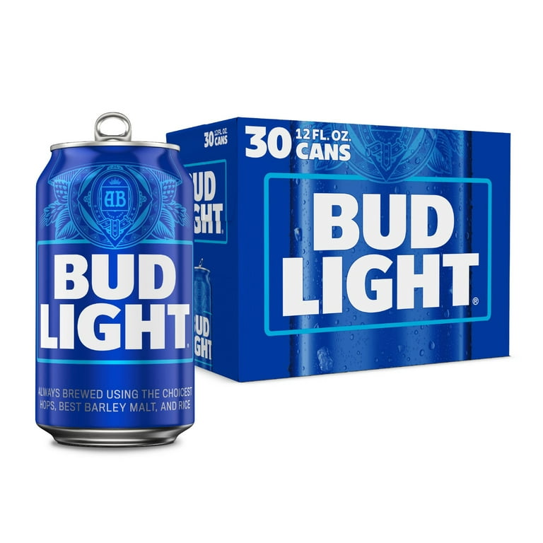 slap af grå Kompatibel med Bud Light Beer, 30 Pack Lager Beer, 12 fl oz Cans, 4.2 % ABV, Domestic -  Walmart.com