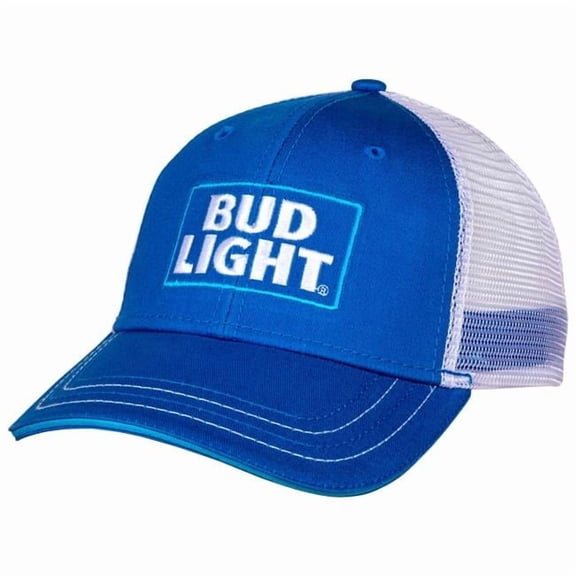 Bud Light  Bud Light Logo Adjustable Snapback Mesh Trucker Hat