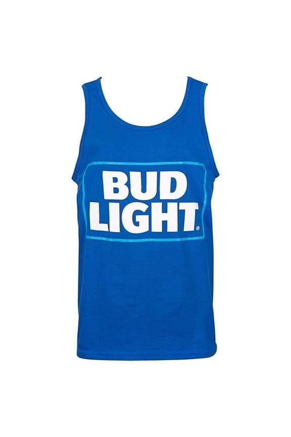 Logo Blue Box Mens Tank Top - Medium