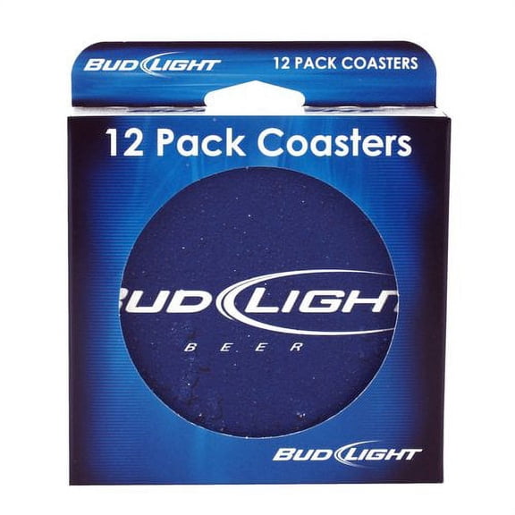 Bud Light Coasters, 12 Count