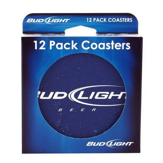 Bud Light Coasters, 12 Count