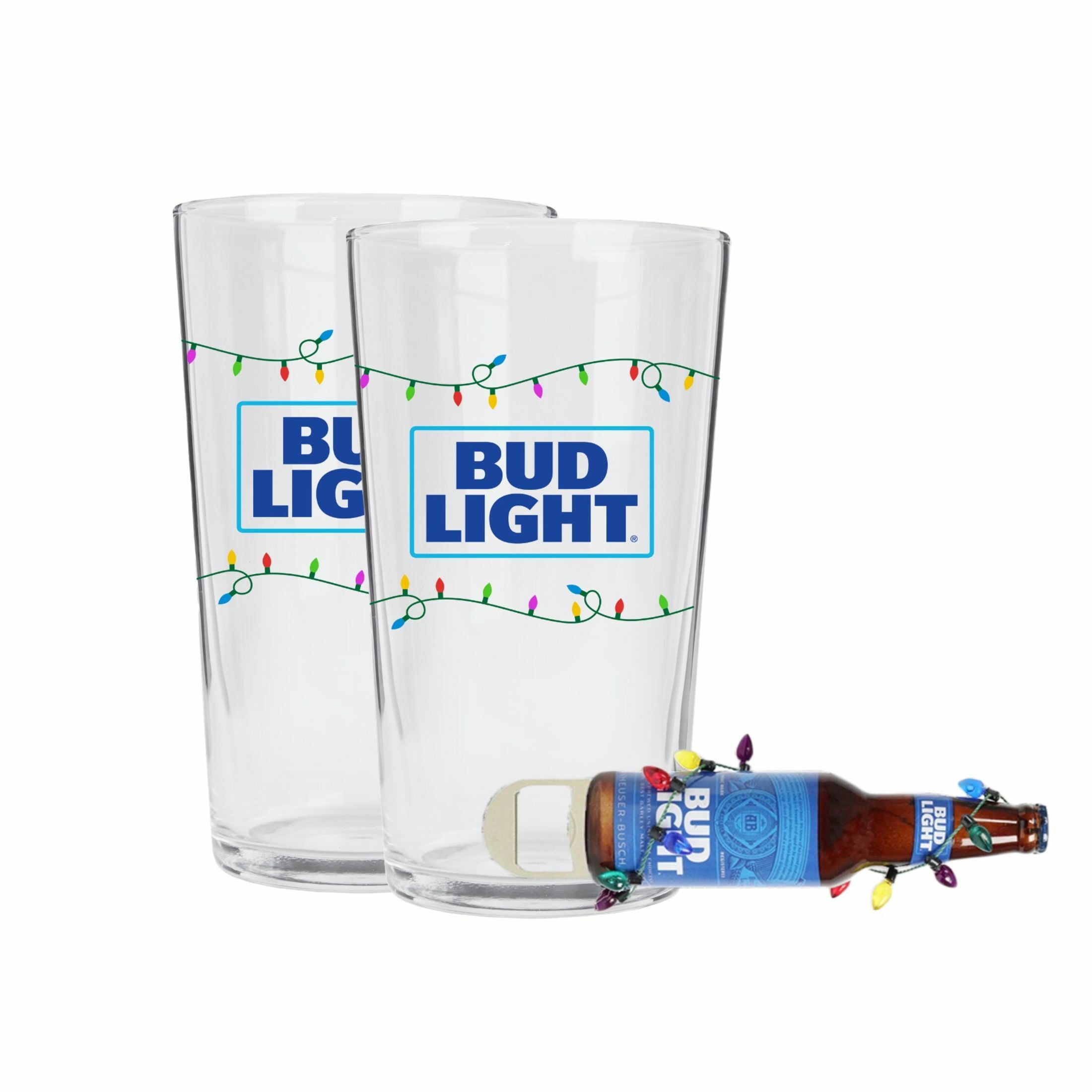Budweiser Limited Edition Pint Glass And Bottle Opener Set, 50 OFF