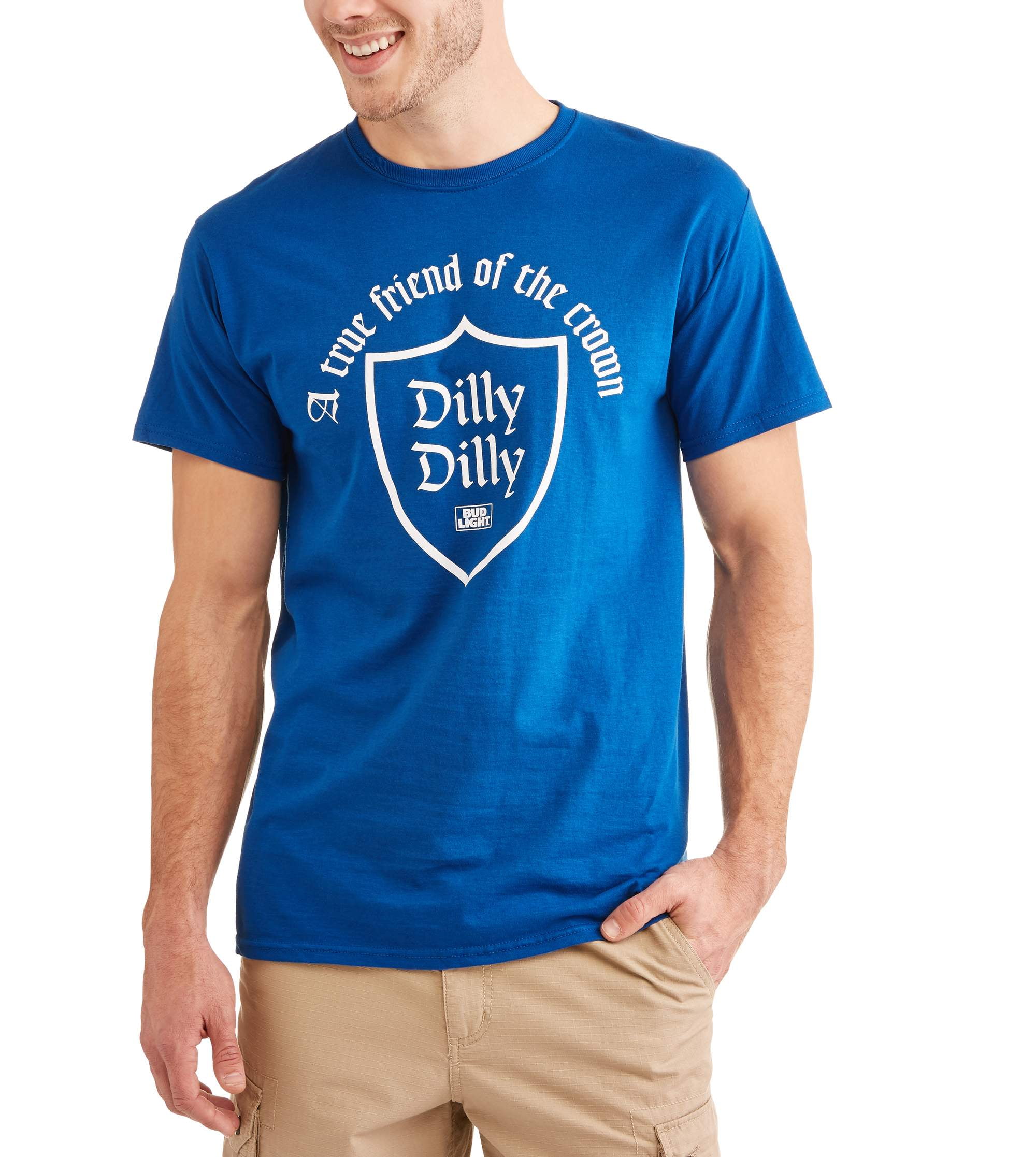 Bud Light Men's Dilly Dilly Friend Of The Crown T-Shirt - Walmart.com