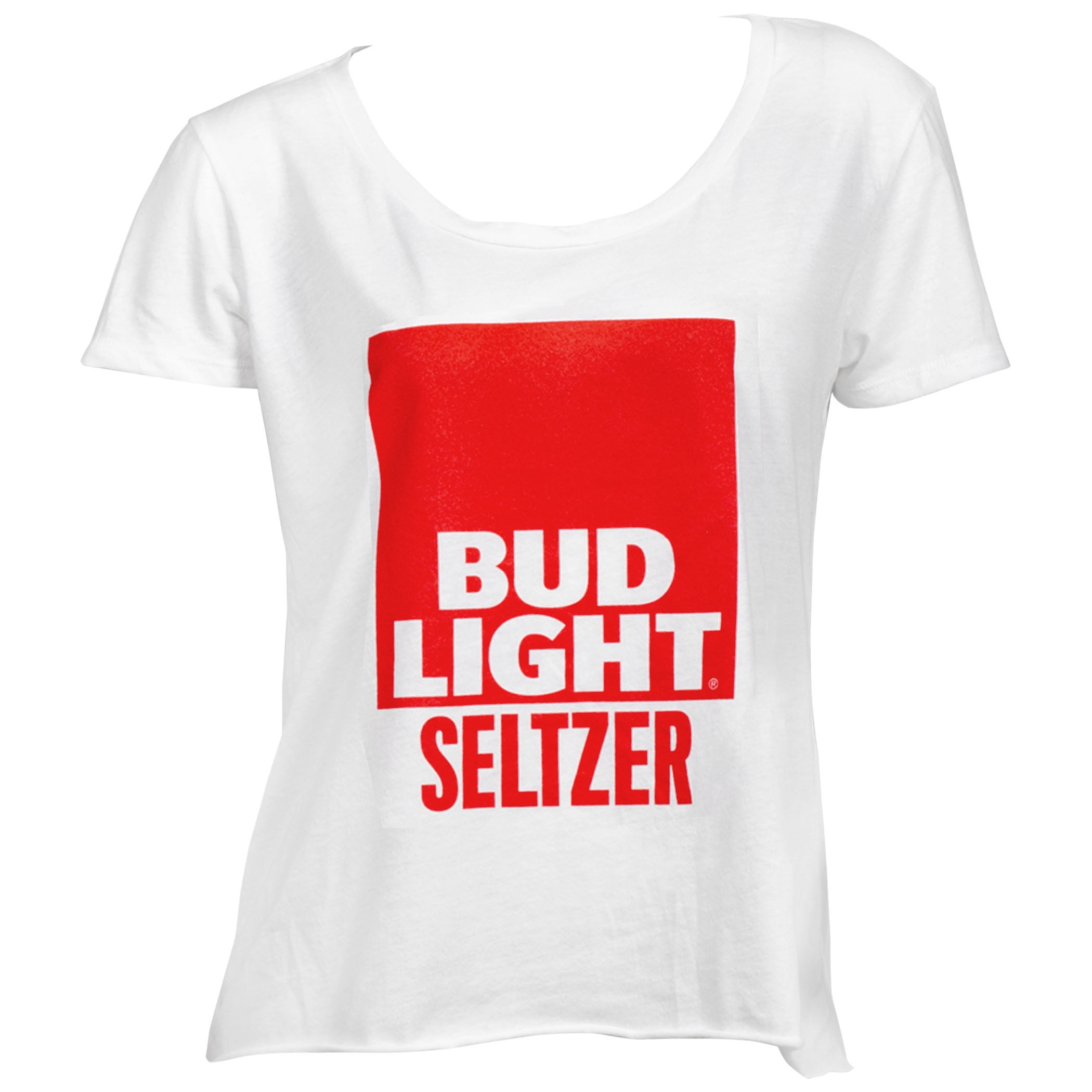 Bud Light Seltzer Women's Crop Top T-Shirt-Large - Walmart.com
