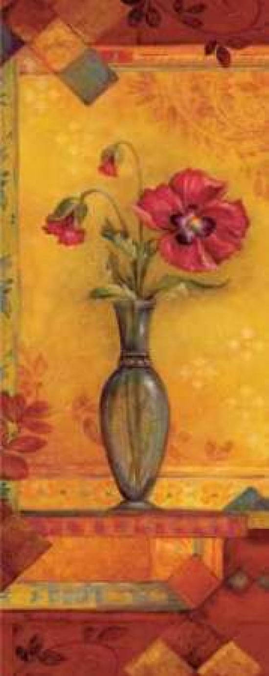 Bud Vase I Canvas Art - Pamela Gladding (24 x 48)