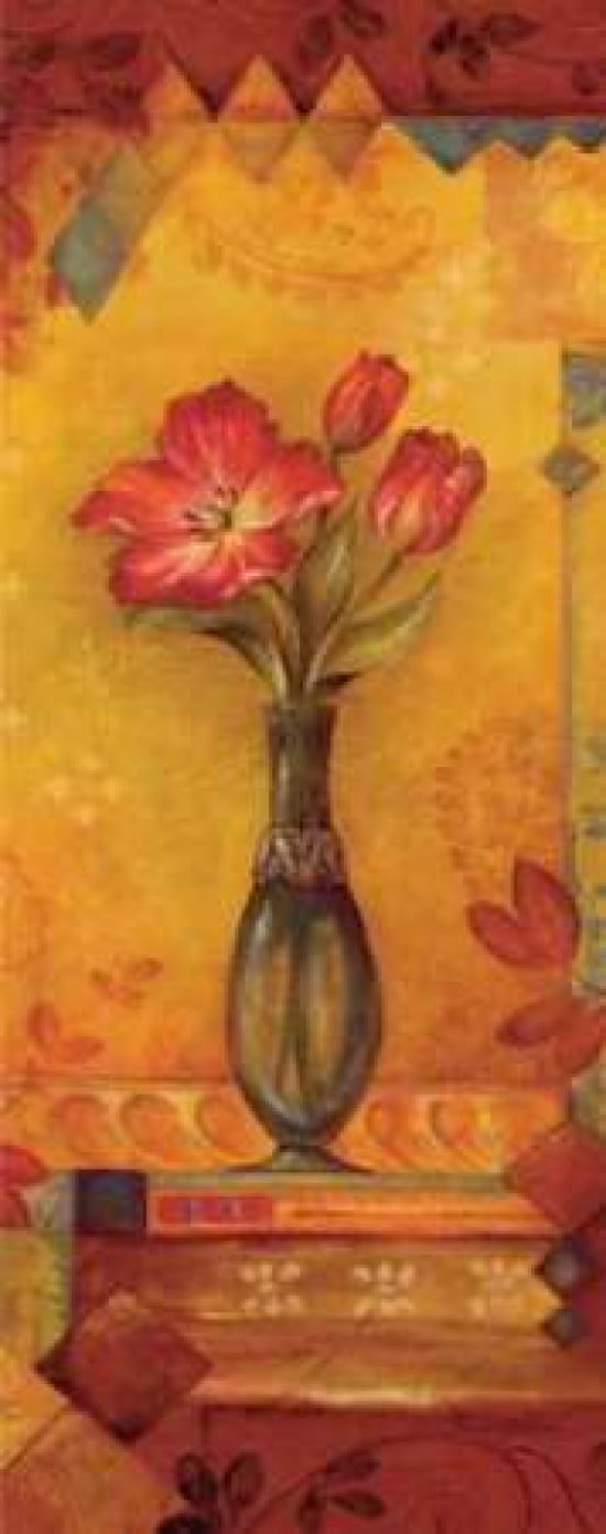 Bud Vase II Canvas Art - Pamela Gladding (10 x 20)