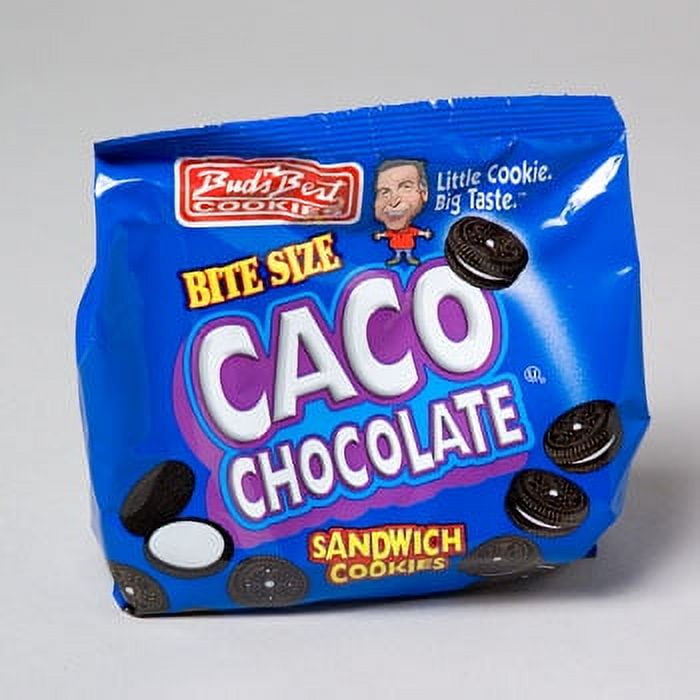 Bud's Best Cacao Chocolate Sandwich Cookies Bite Size, 6 Oz.